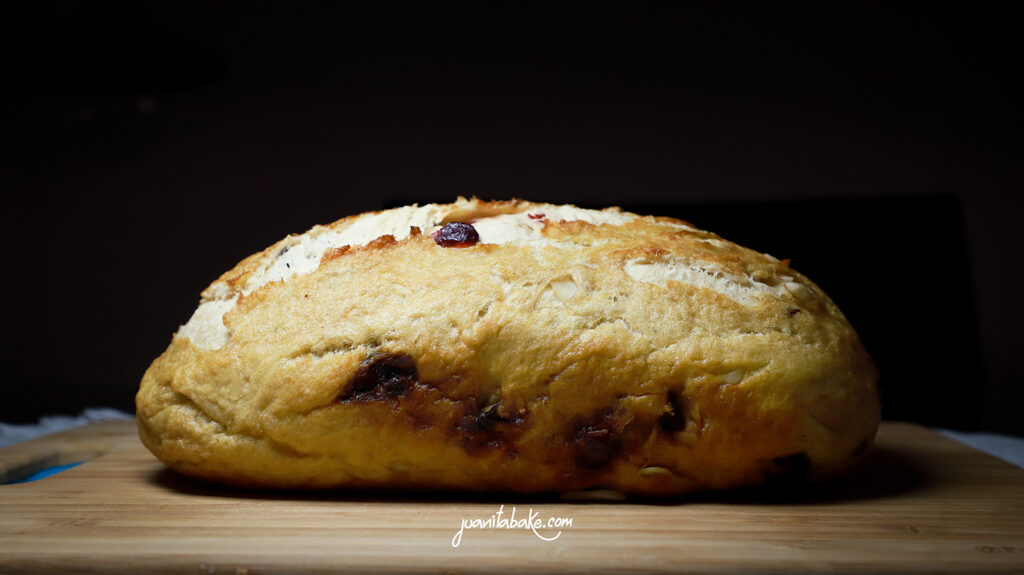 Pan de arándanos